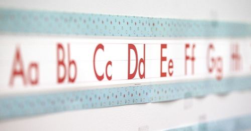 Photo illustrant le mot « alphabet », exemple pour travailler le son [ph] au CP.