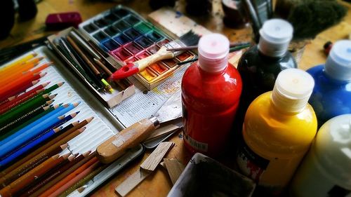 Photo illustrant le mot « peinture », exemple pour travailler le son [ain / ein] au CP.